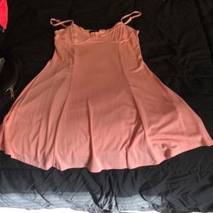 Pink skater dress